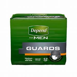 Depend Guards For Men Maximum Absorbency Incontinence Protection