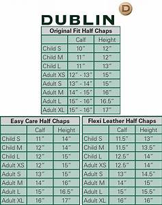 Half Chap Guide Sizing Fit Style The Farm House Farm House Tack