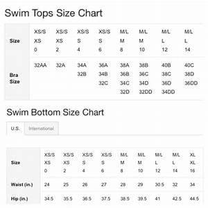 Victoria Secret Size Chart Swim
