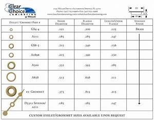 Clear Choice Laminating Eyelets And Grommets