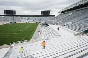 Msu Football Stadium Adds Accessible Seating To Student Section Crain