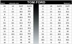 Tom Ford Shoes Size Chart Soleracks