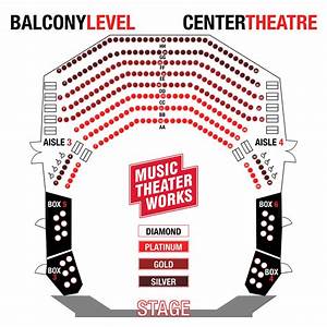 Theater Seating Charts Music Theater Works