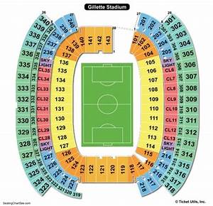 Gillette Stadium Seating Chart Seating Charts Tickets