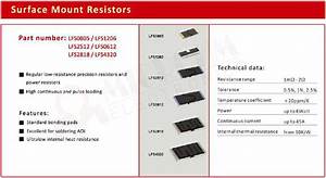 Smd Resistors Sizes And Packages Thin Film Resistors Smd Resistor Power