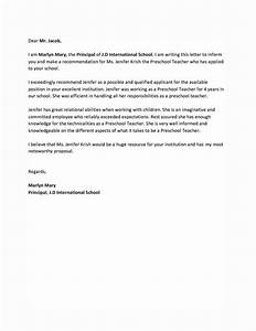 Nice Tips About Recommendation Letter Format For Teacher Career