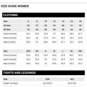 Other Zara Size Chart Poshmark