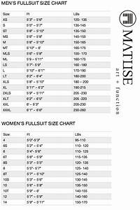 Matuse Wetsuits Size Chart Wetsuit Megastore
