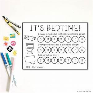 Bed Time Routine Bed Time Reward Card Toddler Charts Training