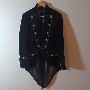 Darcchic Black Velvet Jacket Women 39 S Size Medium Depop