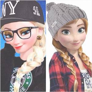 anna, cute, elsa, frozen, prettty, amazing outfits, different but ...