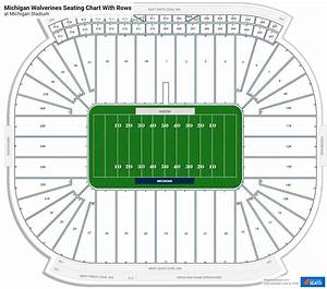 Michigan Stadium Seating Chart With Rows And Seat Numbers Awesome Home