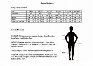 Playerlayer Junior Size Guide