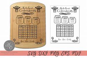 Kitchen Conversion Chart Farmhouse Kitchen Table Print Svg Lupon Gov Ph