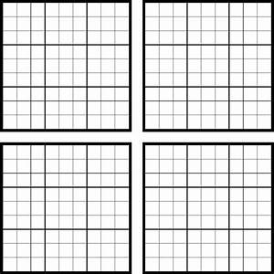 Blank Printable Sudoku Sheets Sudoku Printable