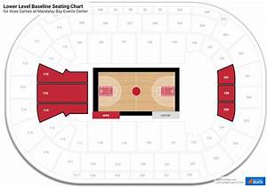 Mandalay Bay Events Center Seating For Basketball Rateyourseats Com