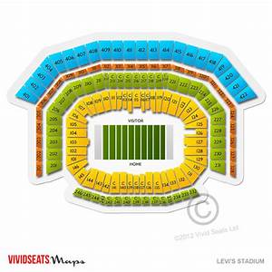 Levi 39 S Stadium Tickets Levi 39 S Stadium Seating Chart Vivid Seats