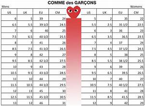 Share 54 Images Cdg Converse Sizing Chart In Thptnganamst Edu Vn