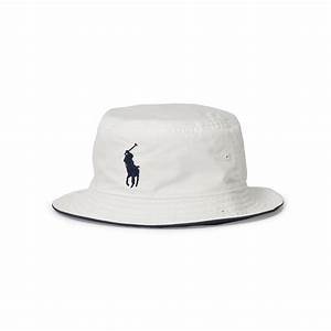Lyst Polo Ralph Us Open Reversible Bucket Hat In Blue For Men