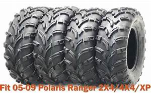 Set 4 Wanda Atv Tires 25x10 12 25x11 12 For 05 09 Polaris Ranger 2x4