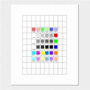 Size Color Swatch Template Template Affiche Et Impression D 39 Art