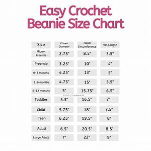 Easy Crochet Beanie Pattern Free For Beginners