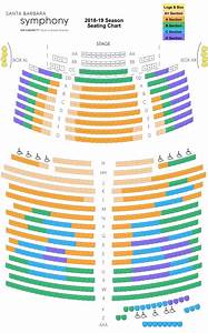 Seating Chart Santa Barbara Symphony
