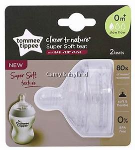 Tommee Tippee Super Soft Teat 2 Teats Assorted Sizes