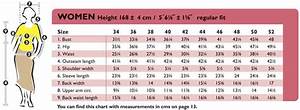 Women 39 S Size Chart In Inches Womens Size Chart Size Chart Womens Sizes