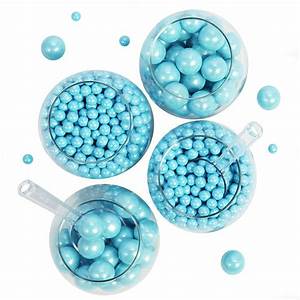Shimmer Blue Sixlet Gumball Candy Pack Image 1 Of 1 Blue Candy