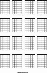 Free Blank Guitar Chord Chart Sheet And Chords Collection