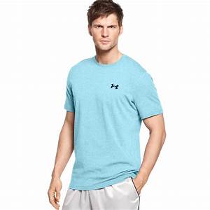 Under Armour Charged Cotton Short Sleeve Training T Shirt In Blue For