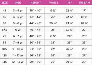 Girls Size Chart Customer Service French Toast French Toast