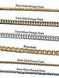 Gold And Silverplate Chains In Omega Round And Box Chain Styles All