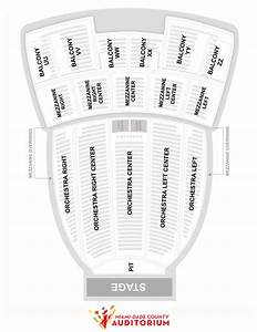 Full Theatre Seating Map Miami Dade County Auditorium