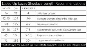 Shoelace Lengths Shoe Laces Lace Lace Up