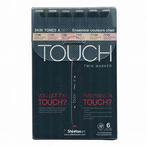 Buy Shinhan Touch Twin Marker Set 6 Skin Tones A