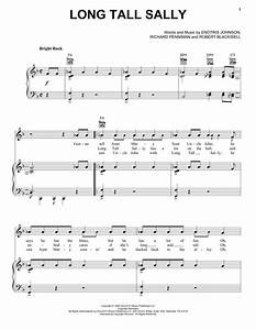 Long Sally Sheet Music By Little Richard Piano Vocal Guitar