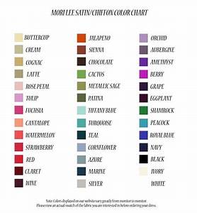 Supposed Color Chart For Those Mori Lee Dresses We Seem To Like So Much