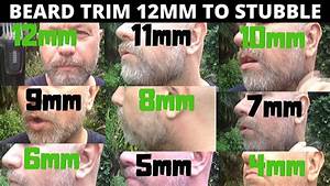 Trim Beard And Compare Each Length 12mm 4mm Youtube