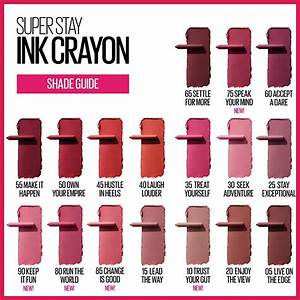 Maybelline New York Super Stay Ink Crayon Lipstick Makeup Precision