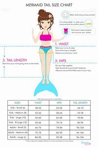 Mermaid Size Chart For Kids Adults Different Types Of Attractive