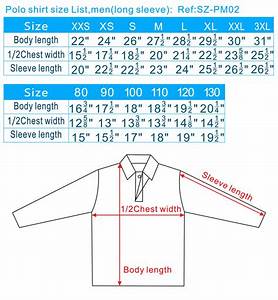 Polo T Shirt Size Chart Polo T Shirt Size Guide Mens Polo T Shirt