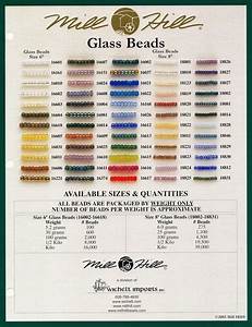 Puntadas Y Más Mill Hill Glass Bead Color Chart