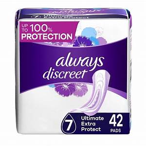 Always Discreet Ultimate Extra Protection 7 Drop Base Pads 42ct Target