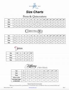 Tiffany Prom Dress Size Chart Dresses Images 2022