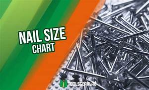 Nail Size Chart Different Nail Sizes Gauge And Diameters Toolsgearlab