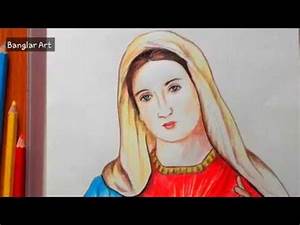 How To Draw Lord Mary Colour Pencil Drawing Youtube