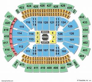 Detailed Toyota Center Seating Map