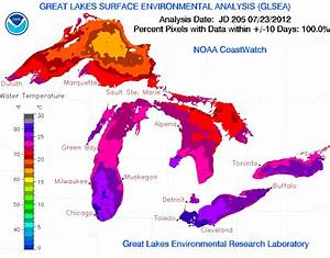 Great Lakes Water Temperatures At Record Levels Climate Central